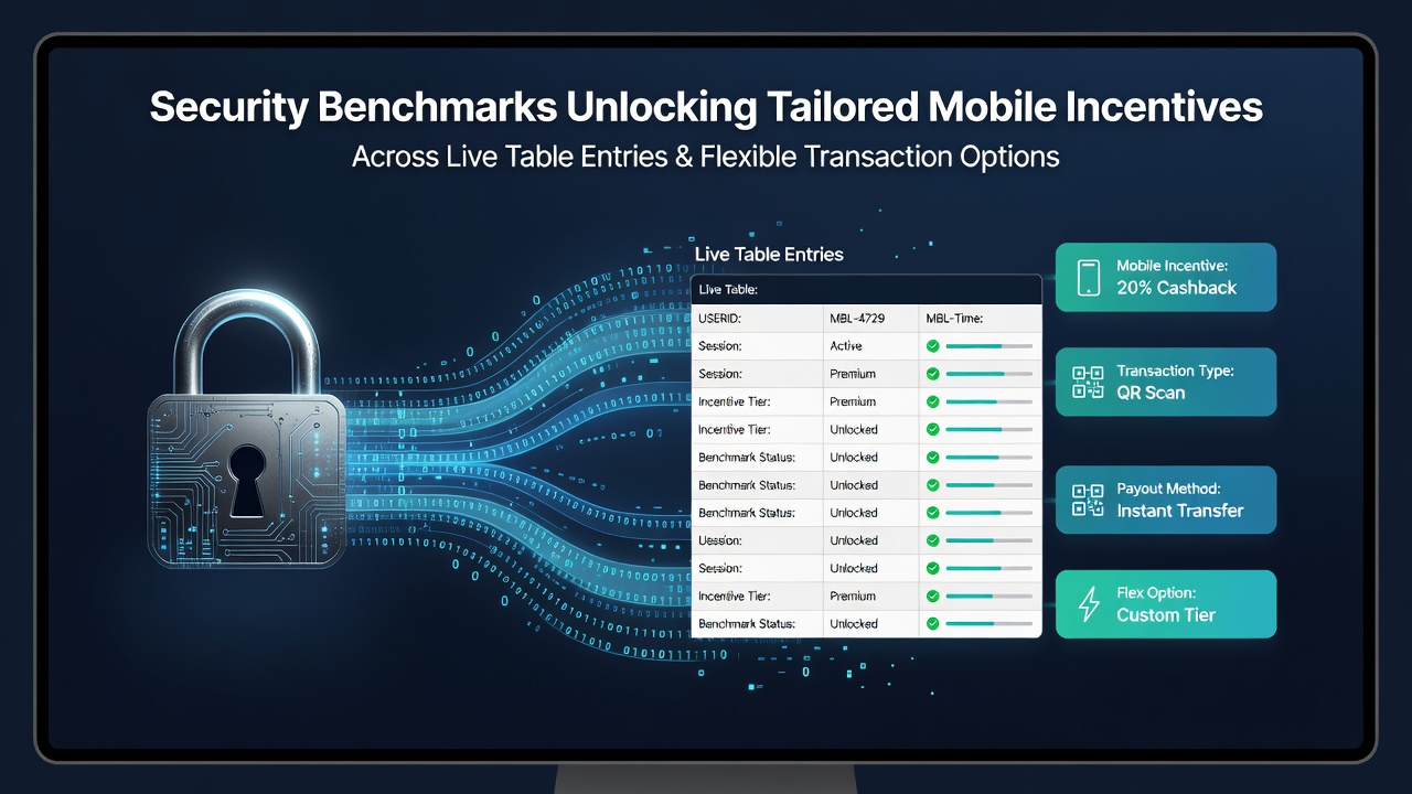 Mobile gaming interface showing secure live table access with personalized reward indicators and flexible payment icons